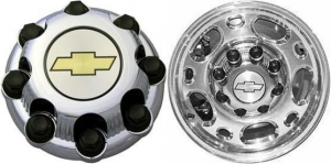 C5079-CHEV Chevrolet Avalanche, Silverado, Suburban Chrome OEM Center Cap #9597169